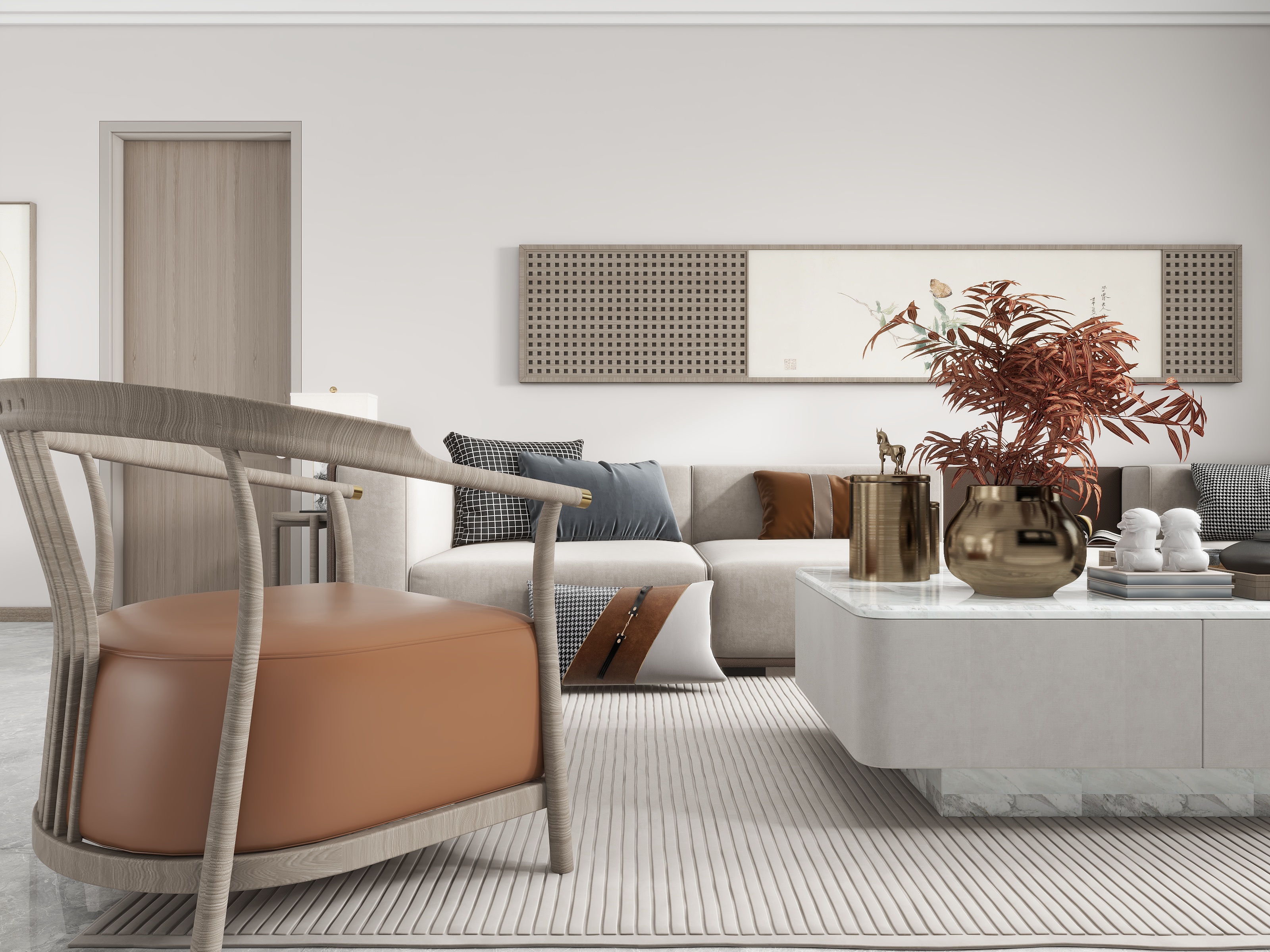 徐铭锴丶-《中·归聚》--新中式 -装修设计方案