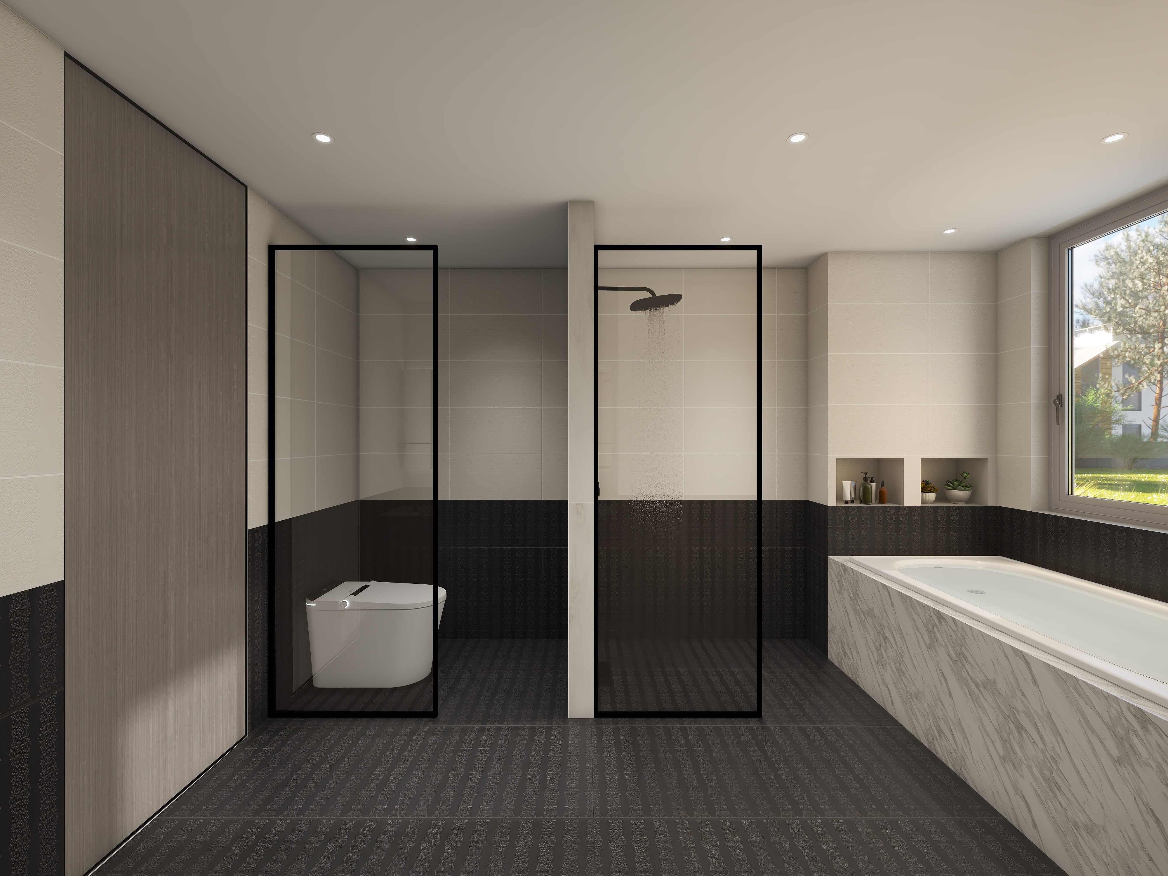 GANI简一设计凡-中古风卫生间-装修设计方案