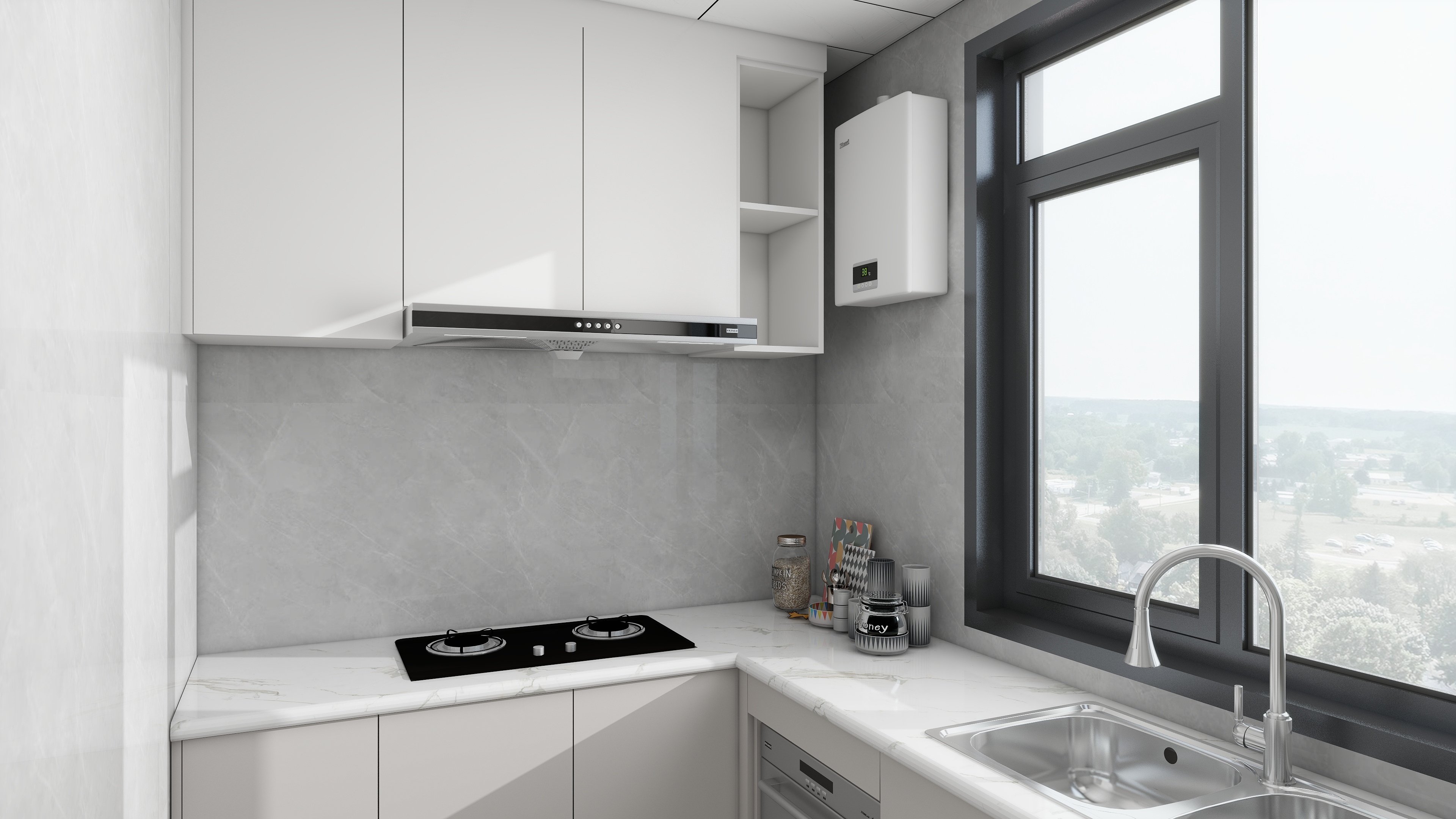 天津不止设计Li-鸿坤20-3-201-副本-装修设计方案