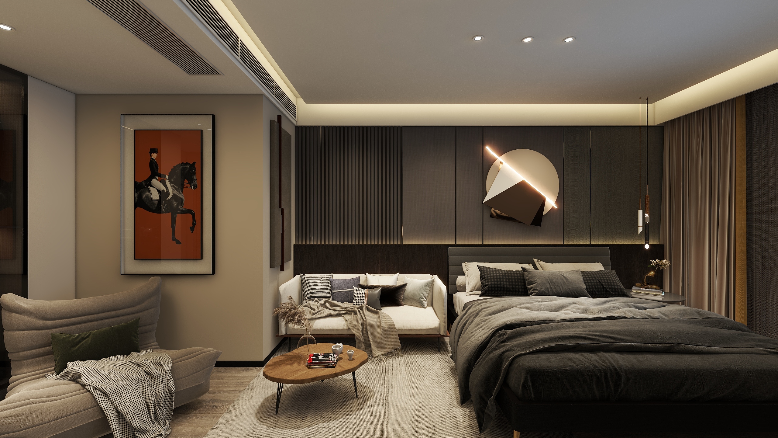 小格调oo-佳源东方明珠80㎡-装修设计方案