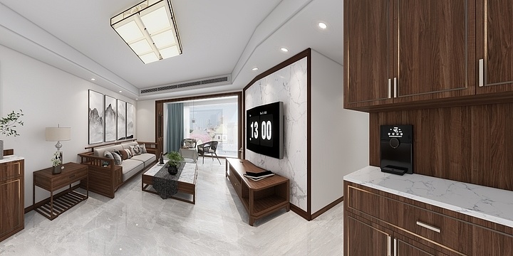 做设计的阿峰-现代简约-标准户型89套三单卫-装修设计方案