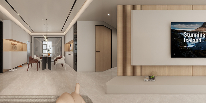 对齐空间设计-鑫鹏御楚铝艺-装修设计方案