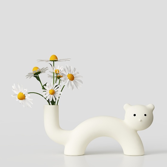 Dulton Modern animal vase flowers