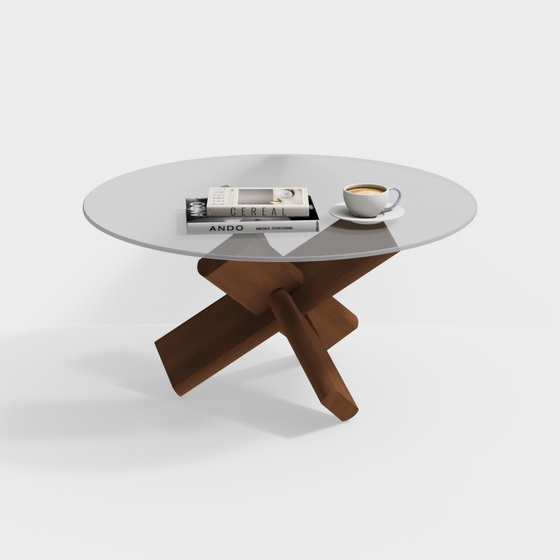 Modern medieval round end table