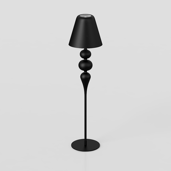 Modern black floor lamp