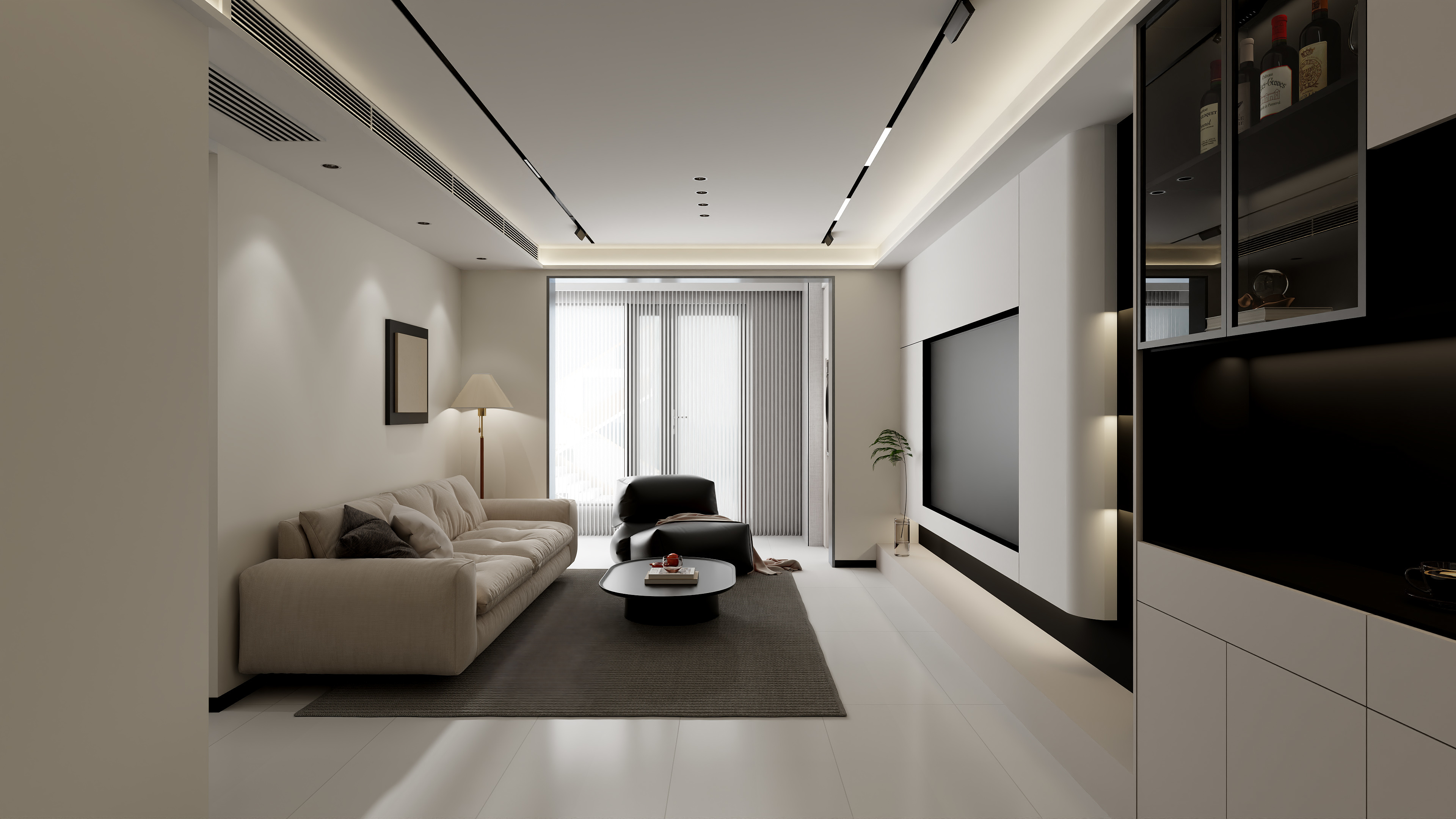 设计师帅-胜东花园120㎡3室装修效果图