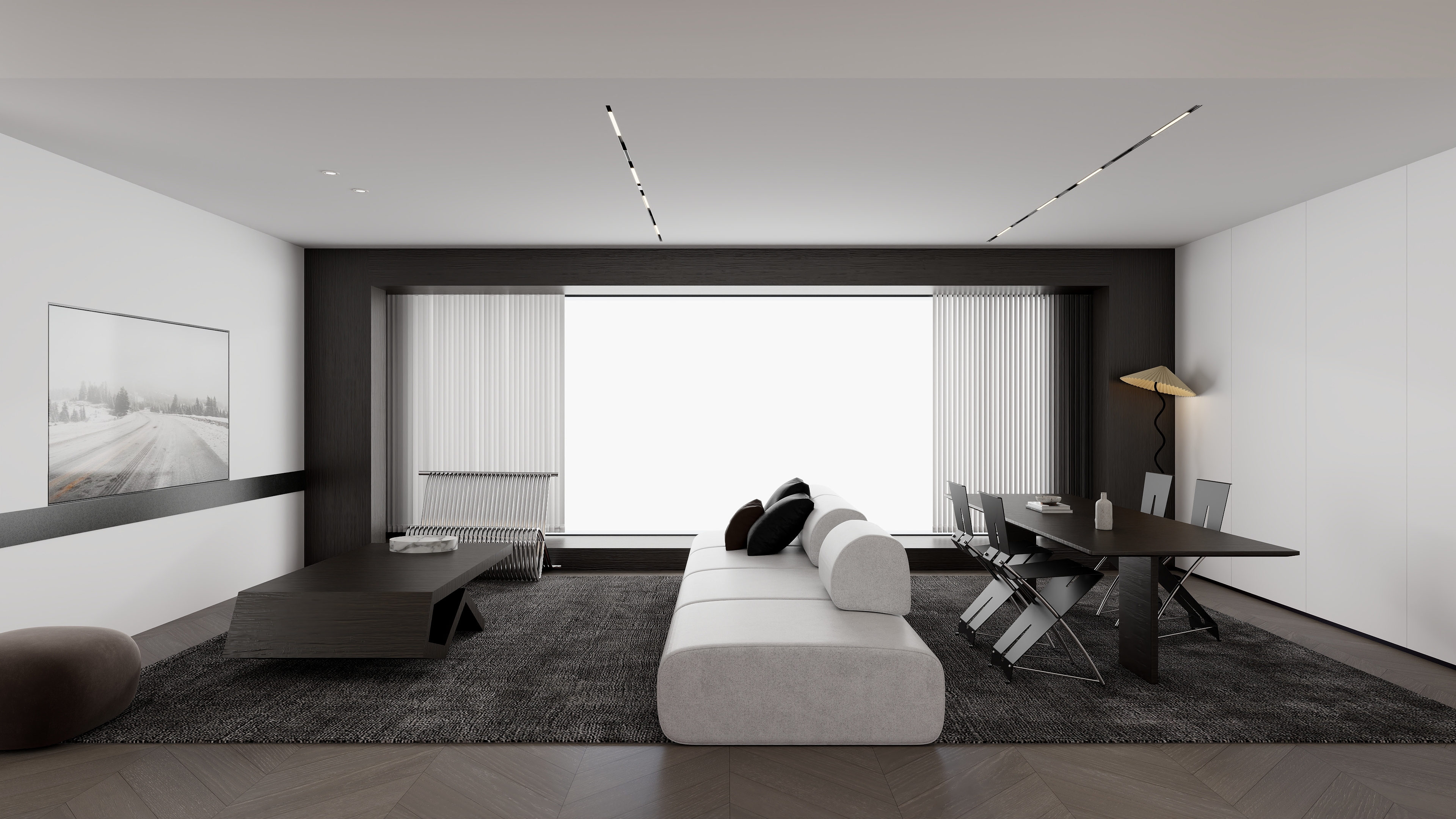 大OO-金地江山风华现代简约121㎡-装修设计方案