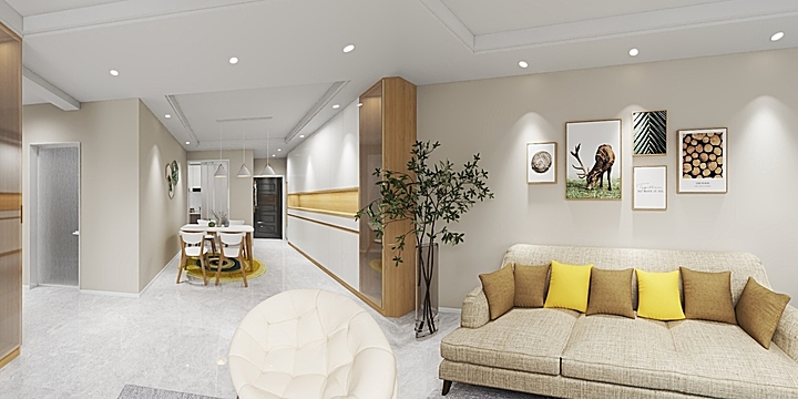 Designoo-城市绿洲王老师浅-装修设计方案