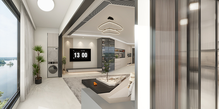 室内设计刘念-罗总现代风-装修设计方案