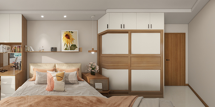 夜猫记忆-74㎡2室-装修设计方案