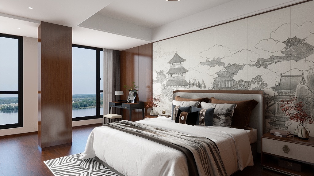 设计27rQMb-二楼主卧+书房6月-装修设计方案