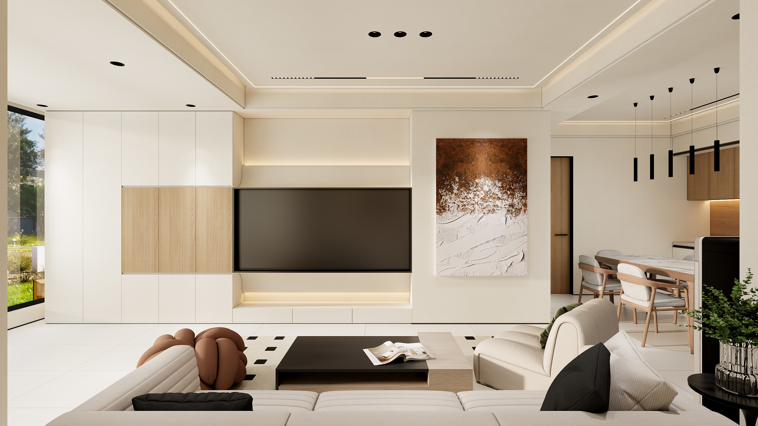 新创设计东-82㎡2室-装修设计方案