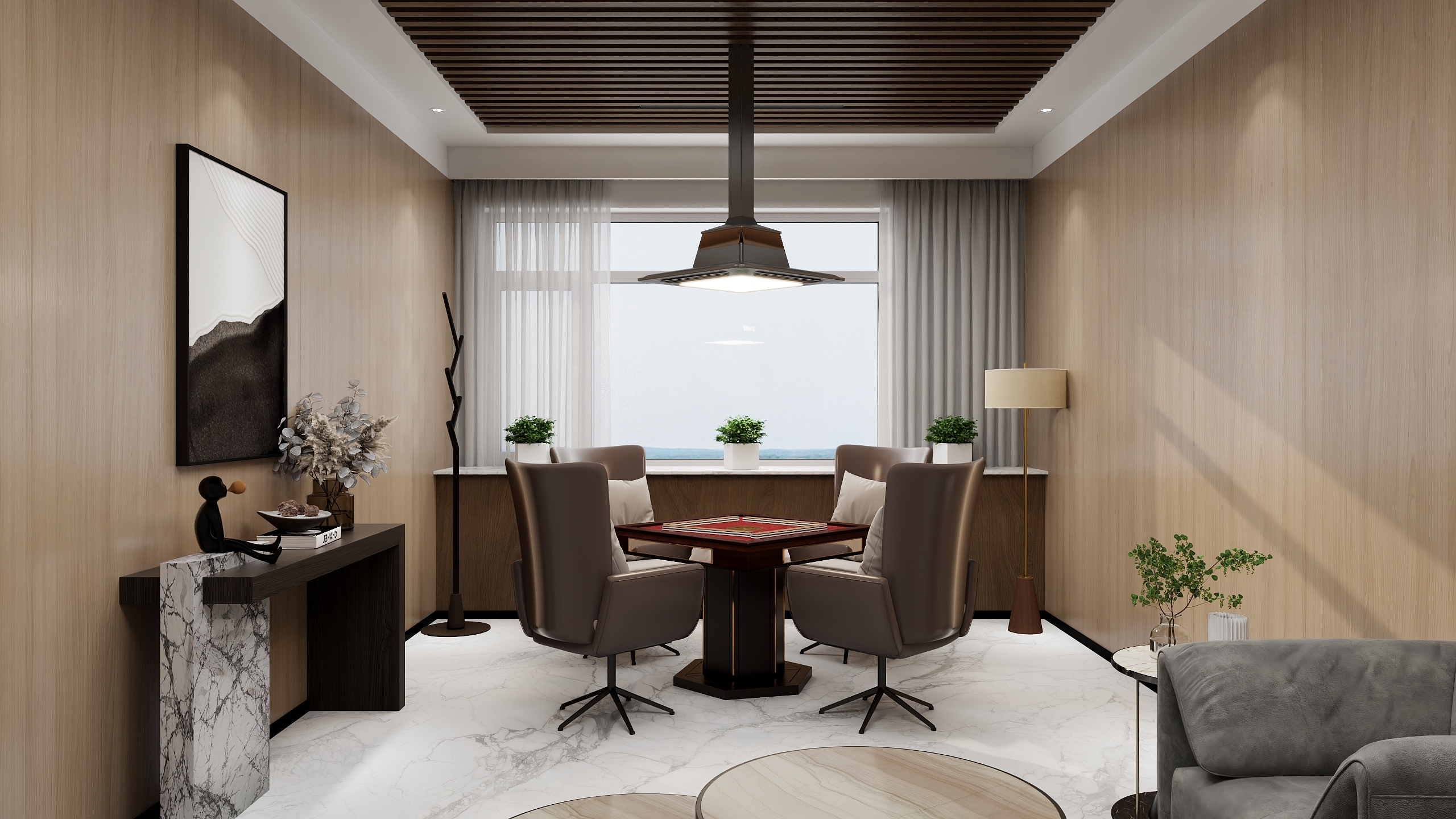 DavidDesign-創谷棋牌室高亢-装修设计方案