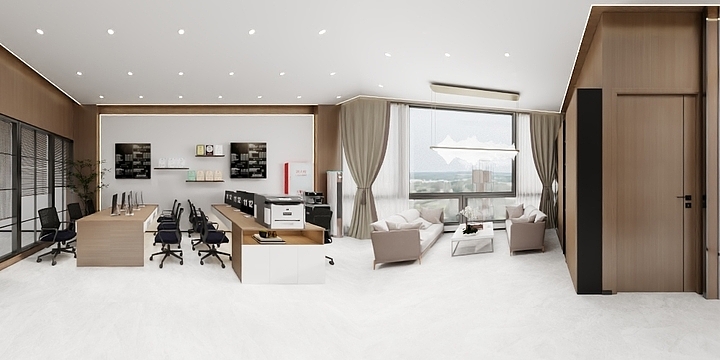 设计李冰清-中介办公室-装修设计方案
