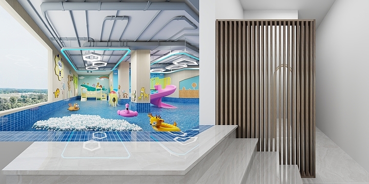 博美m-四月核桃坊儿童水上乐园-装修设计方案