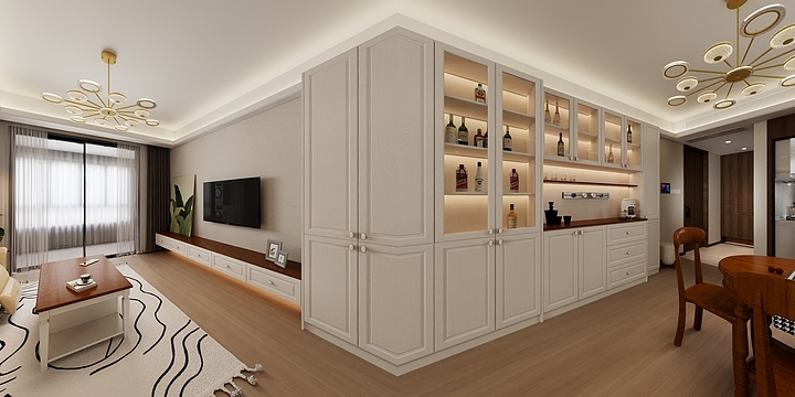 LXS设计-124户型图及精细尺寸-装修设计方案