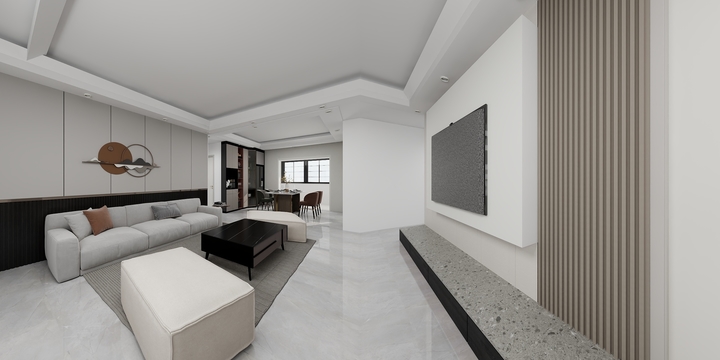 窗帘美缝木地板墙布18559577176-中骏天荟-装修设计方案