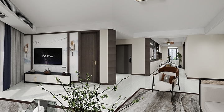 李文静ZM-山水星艺城申叔叔-装修设计方案