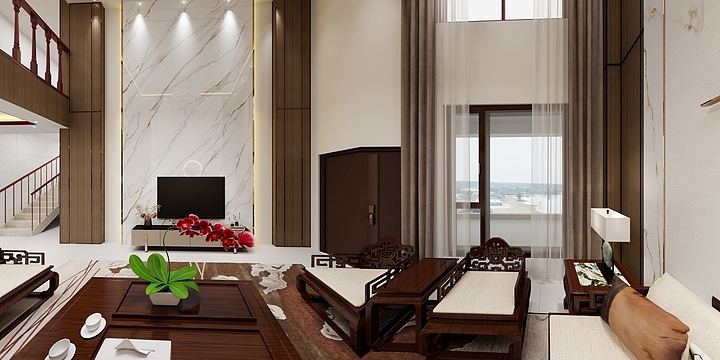 勐腊永伦装饰-环福山庄别墅-装修设计方案