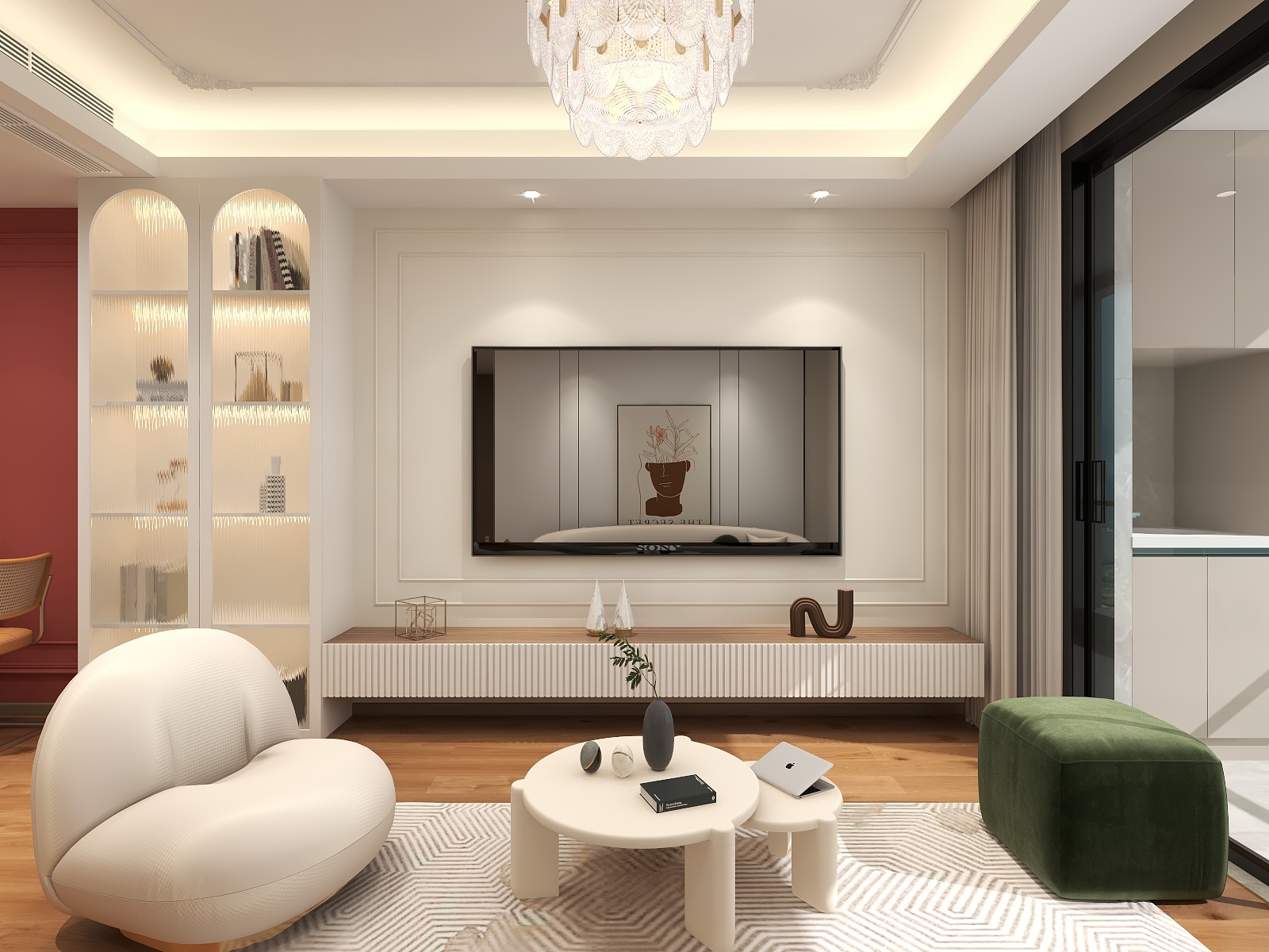 湛智华-法式81平2房-装修设计方案