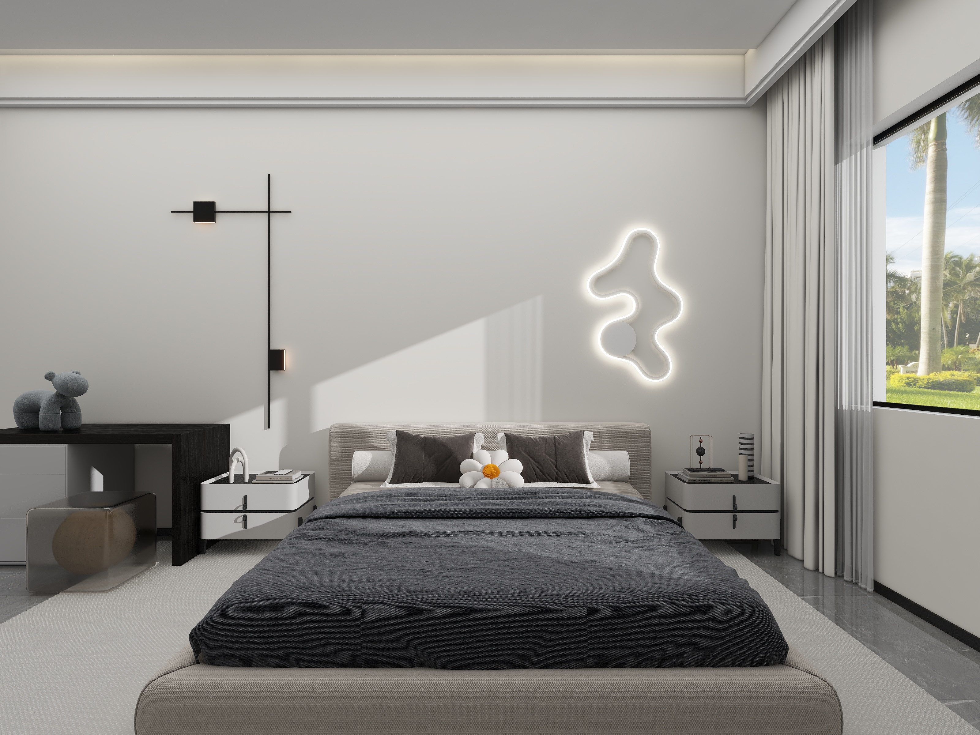 Jerry-空间设计-121㎡3室装修效果图