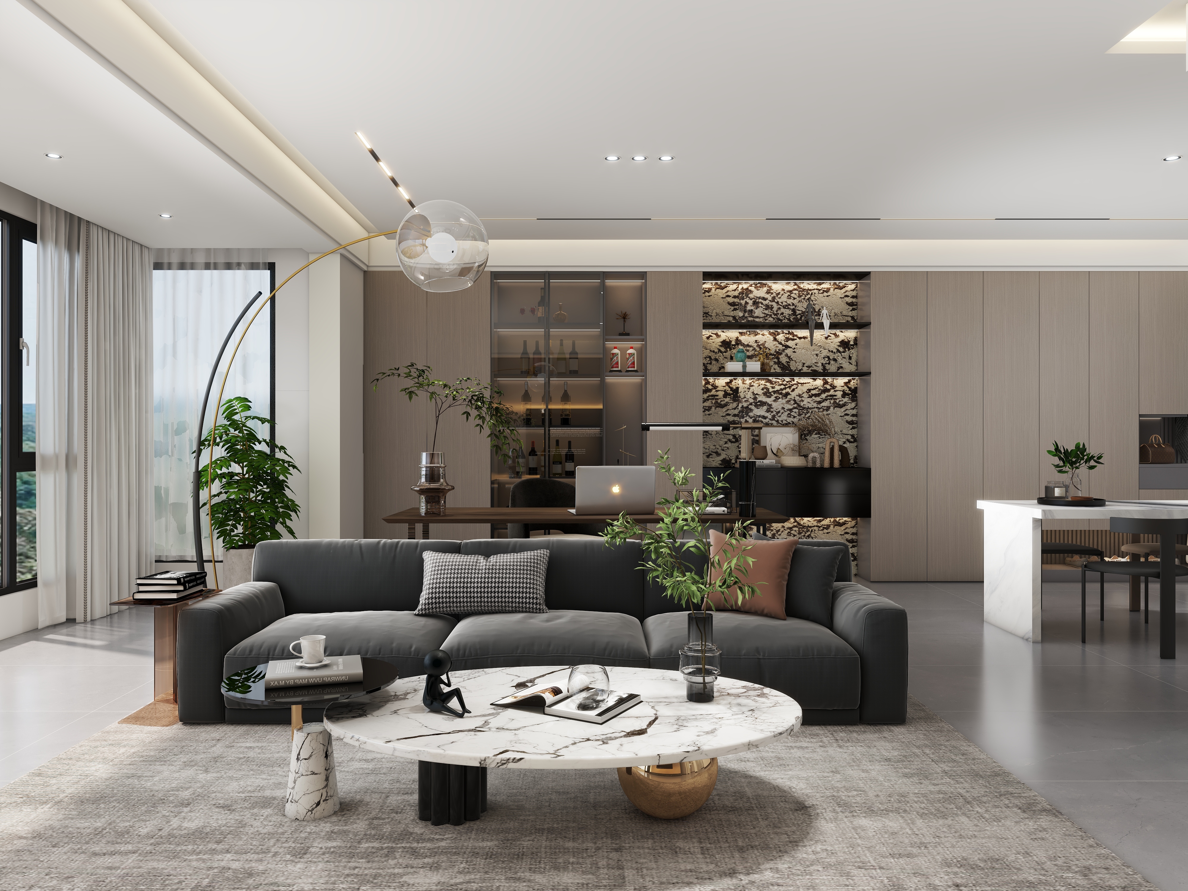 -LTT--黑白灰-雅居-装修设计方案