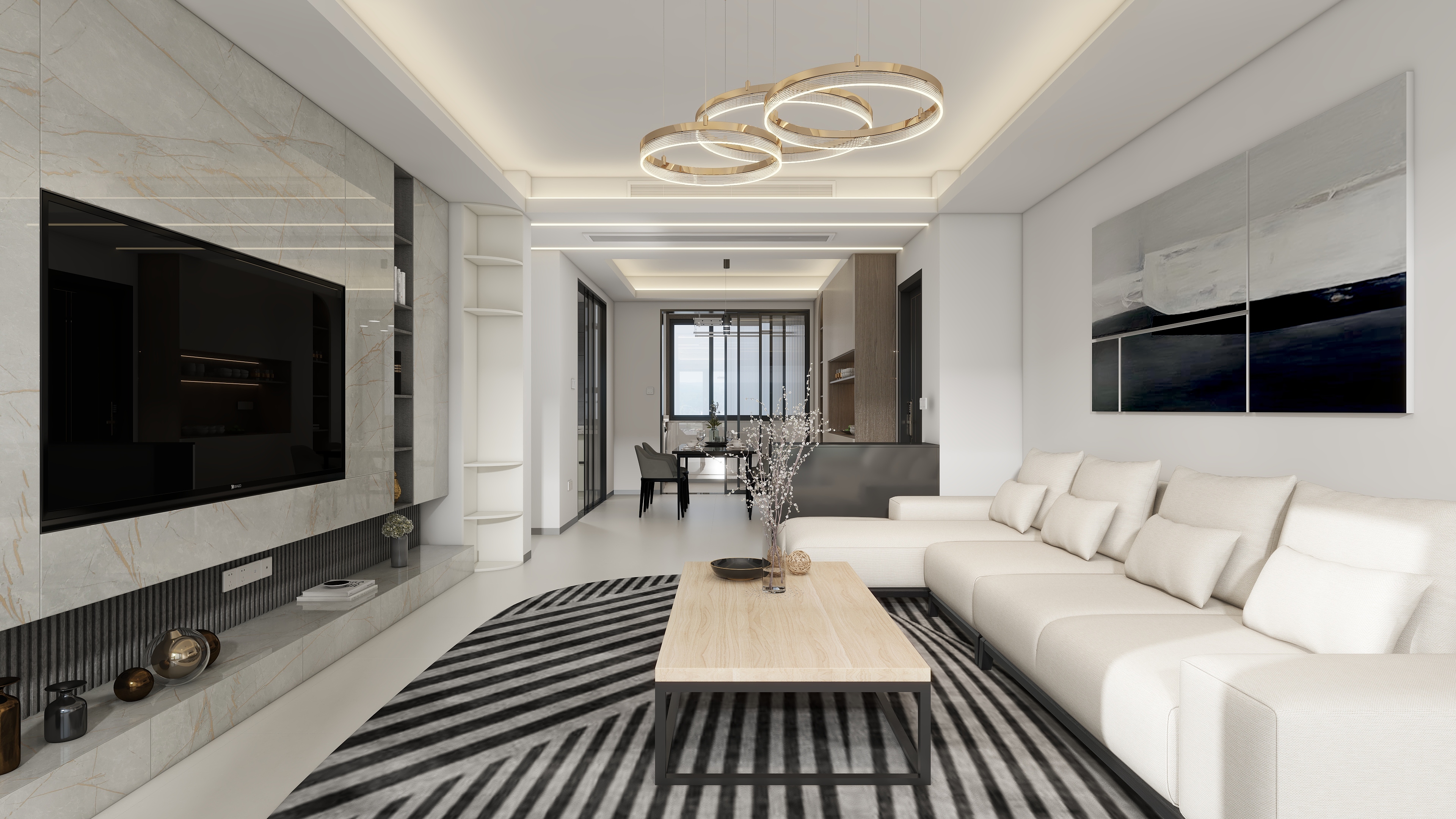 立夏之后-127㎡3室-装修设计方案