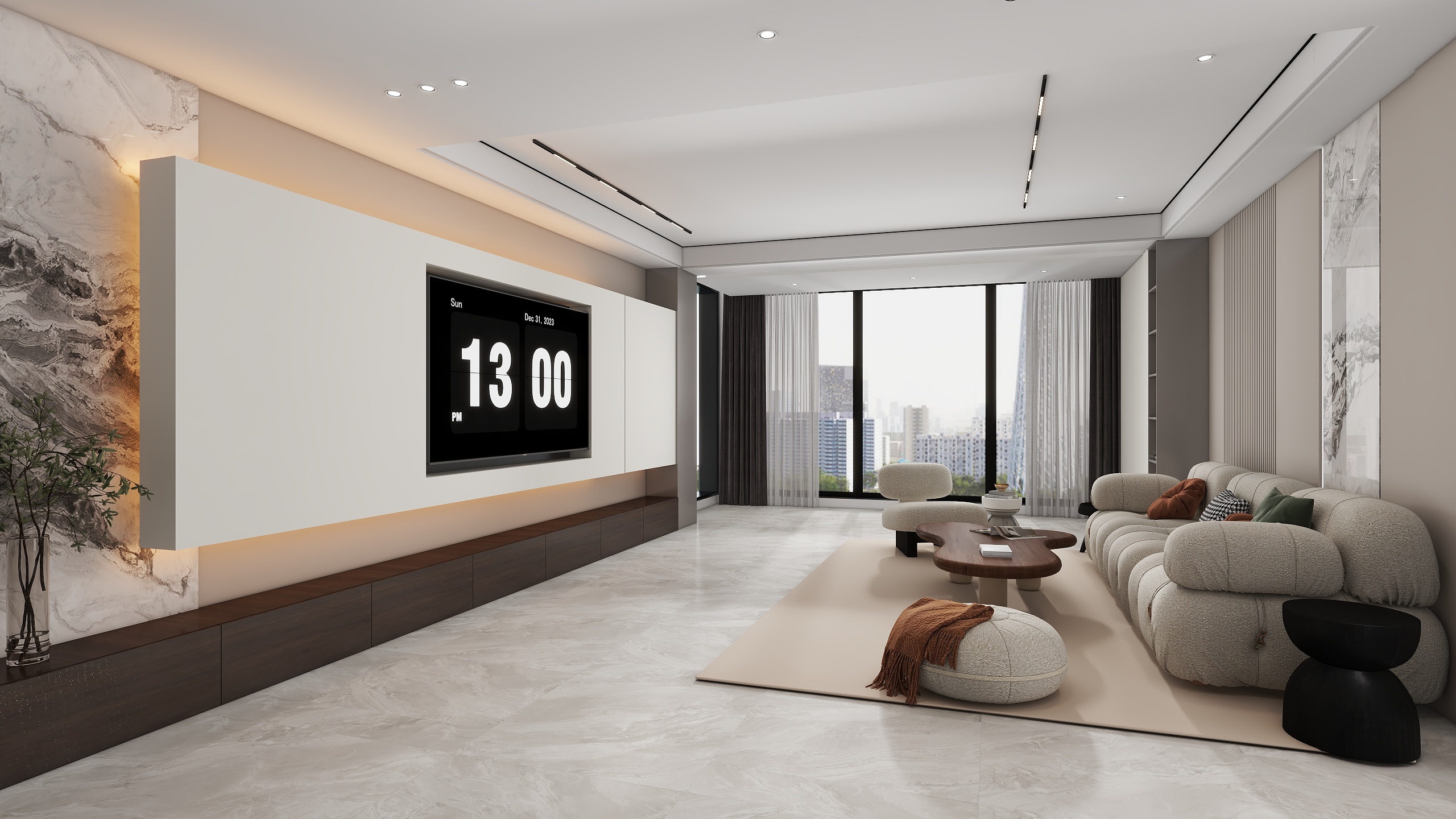 数景慧科-公园央著装修效果图