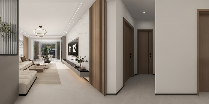 光.jURj-渭水润园21-2-502 现代-装修设计方案