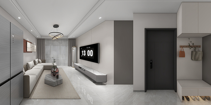 空白格设计-现代简约-装修设计方案