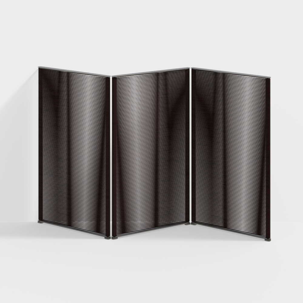 复古屏风3D模型