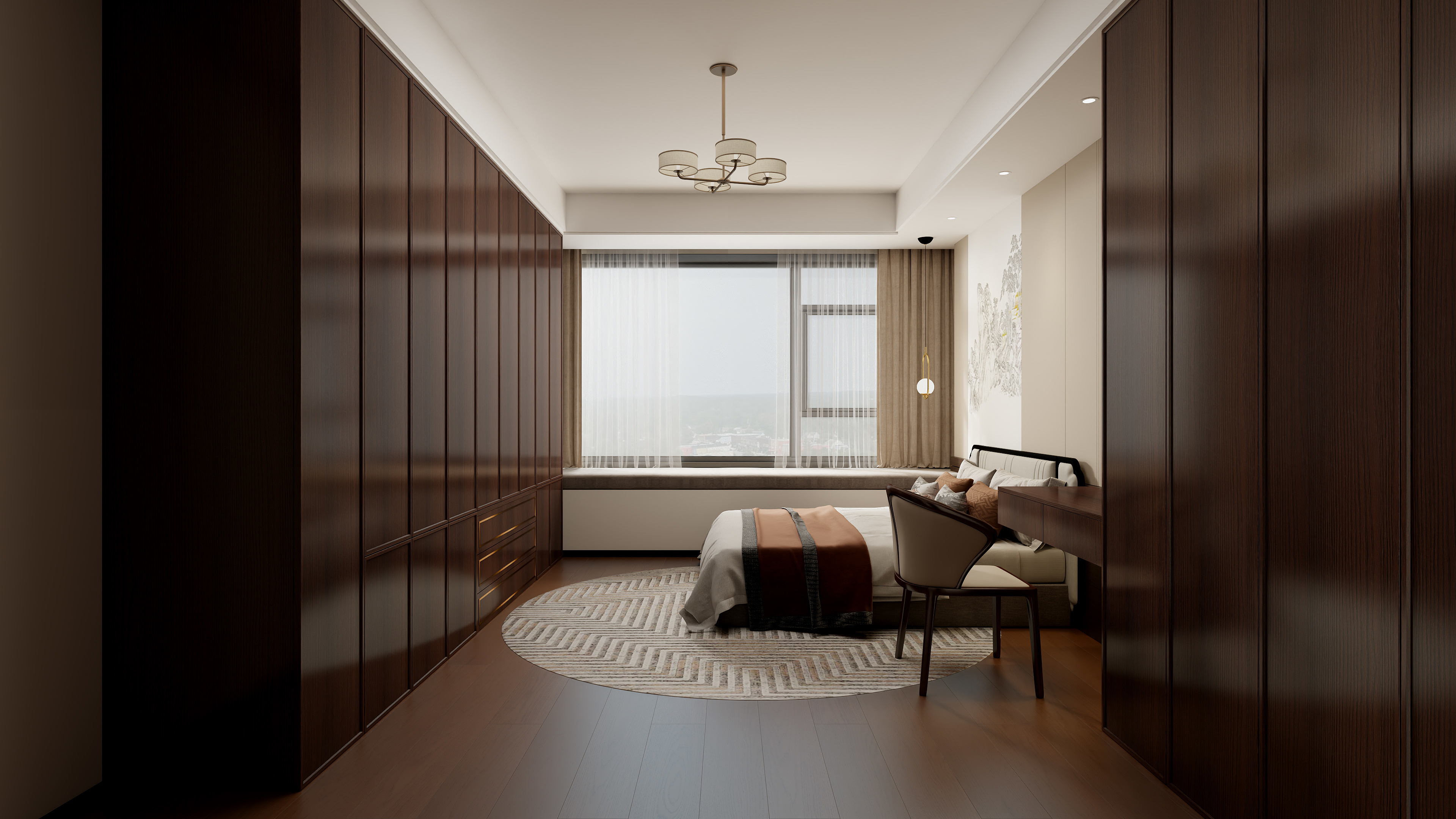 室内设计师啊豪-百合花园新中式-副本-装修设计方案