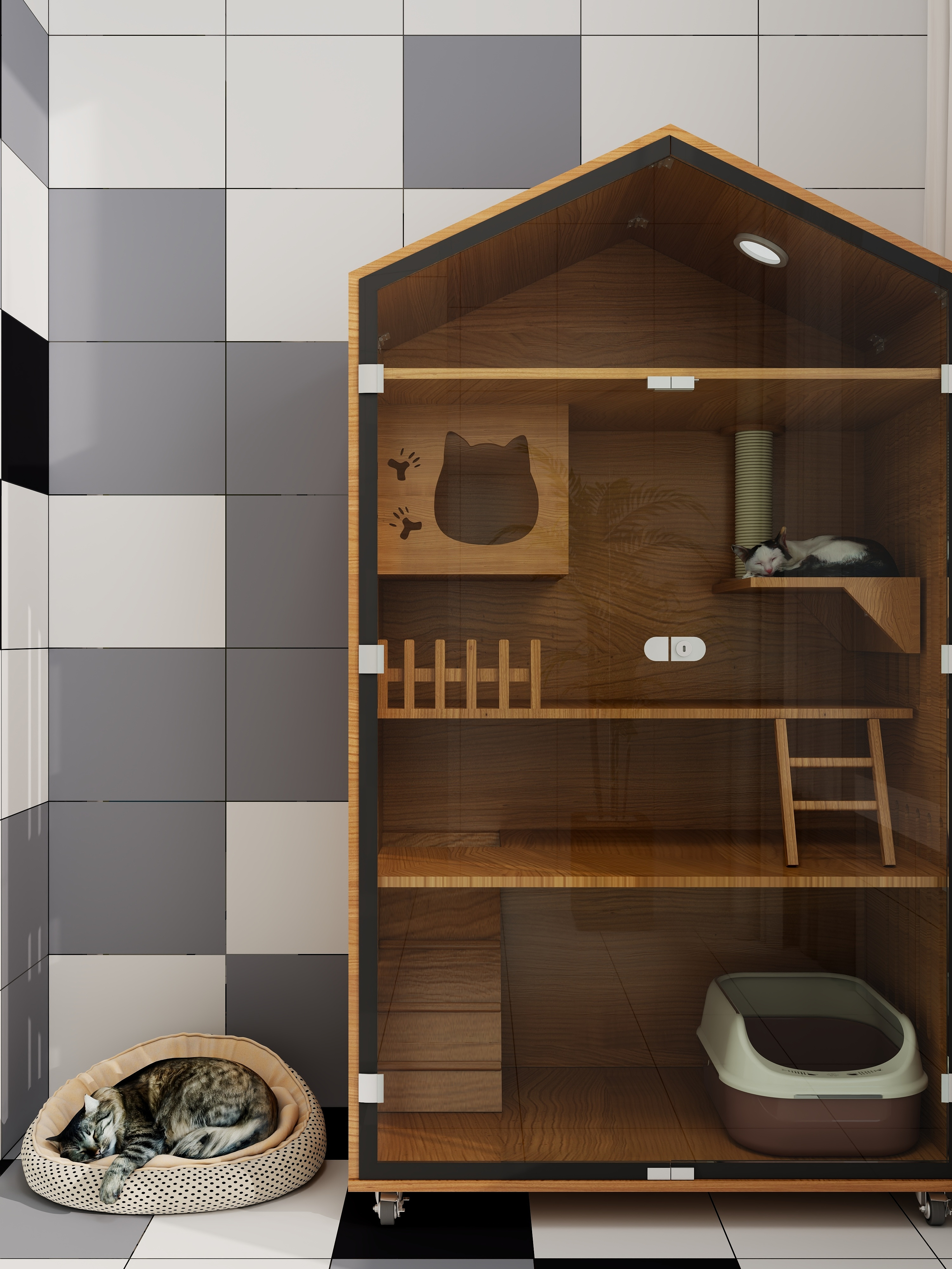 合肥-高定tan大师-海德公园81㎡3室-装修设计方案