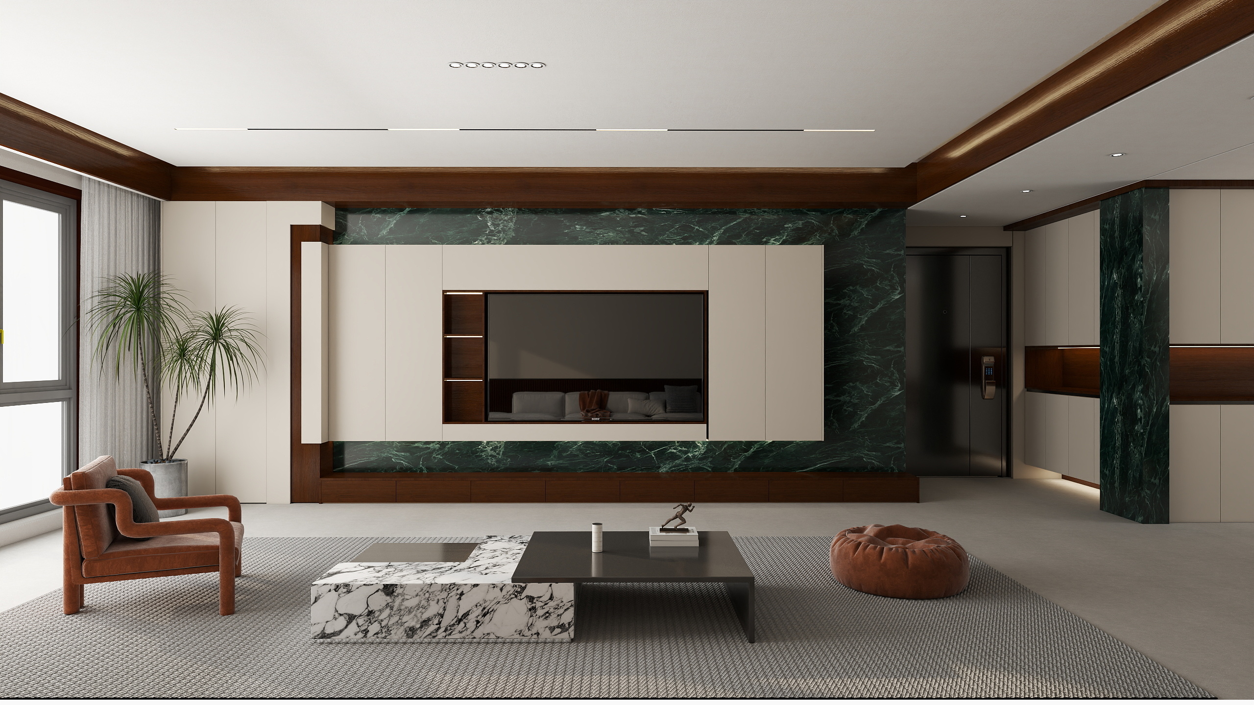 镜像空间设计-玺悦湾265㎡4室-装修设计方案