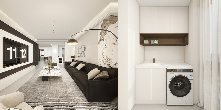 AceBQ-137户型效果图 -装修设计方案