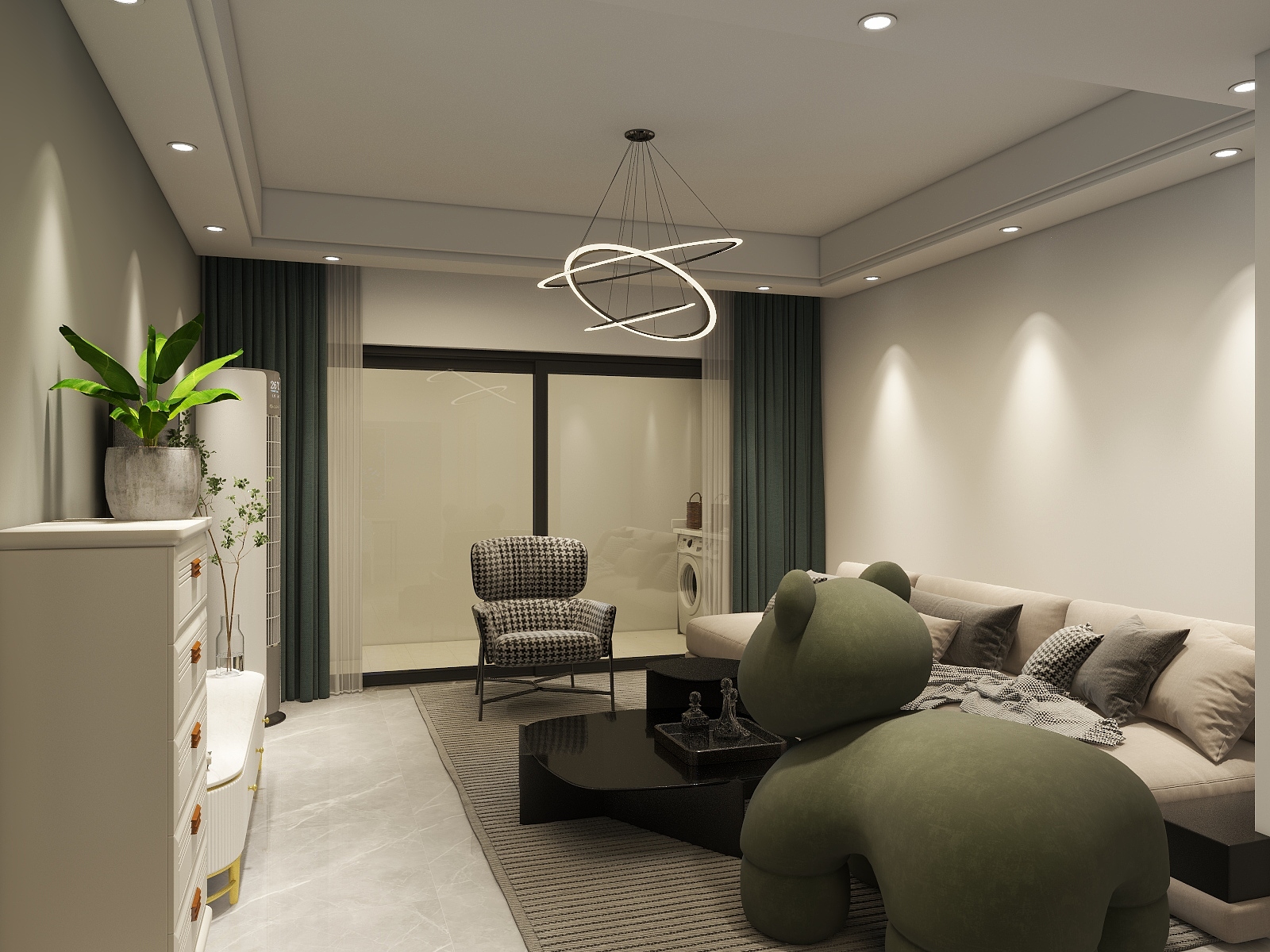 江西乞丐-83㎡2室-装修设计方案