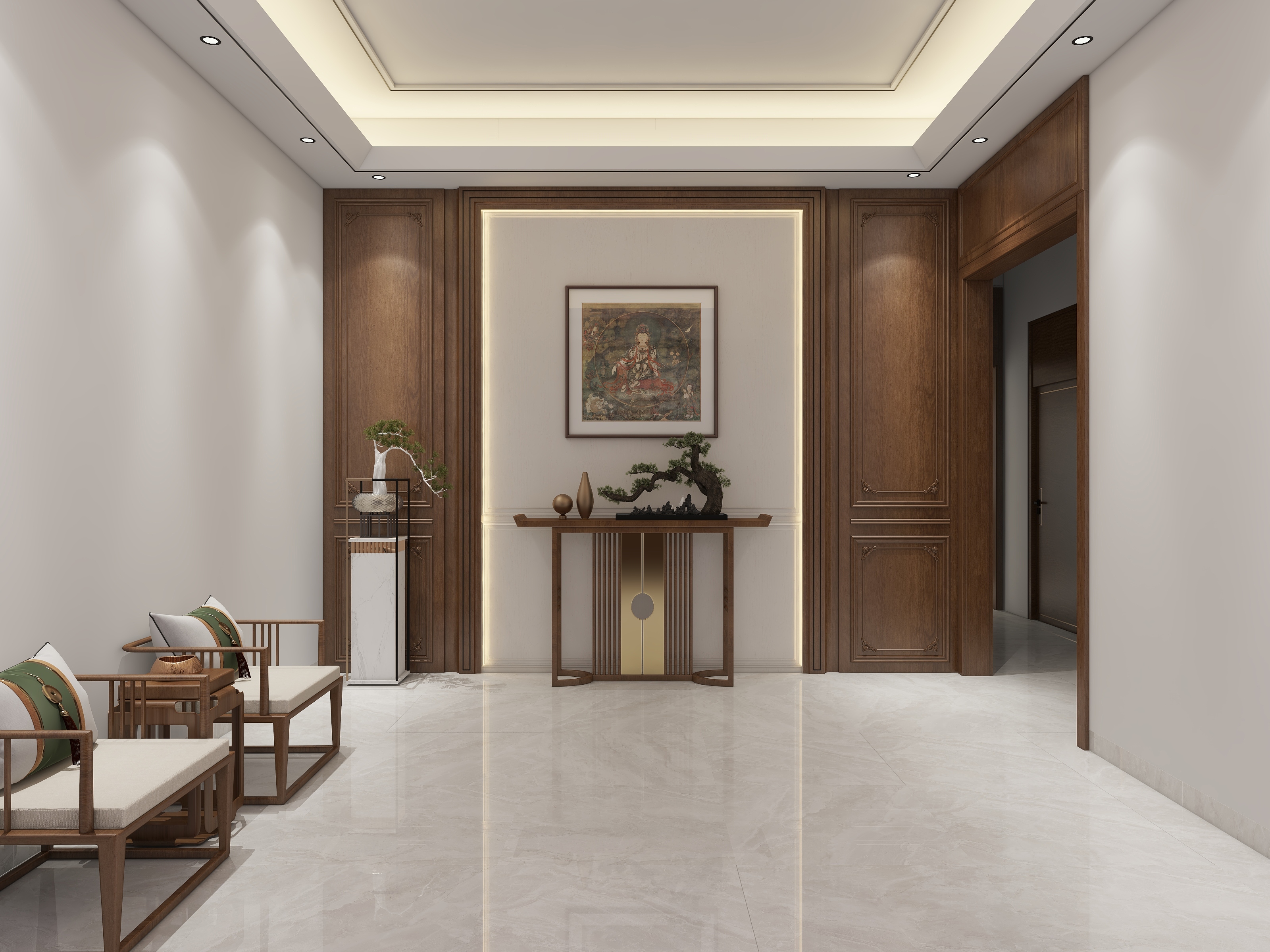 沐有邝~-刘总别墅-客、餐厅-装修设计方案