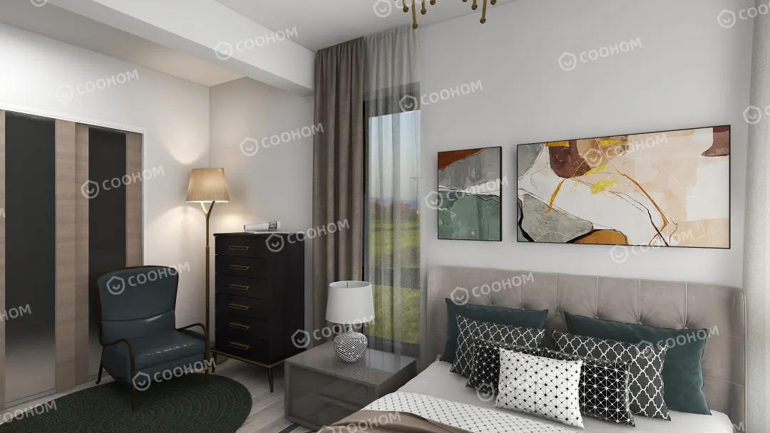 Ligia的装修设计方案:Cubic - Master Bedroom area