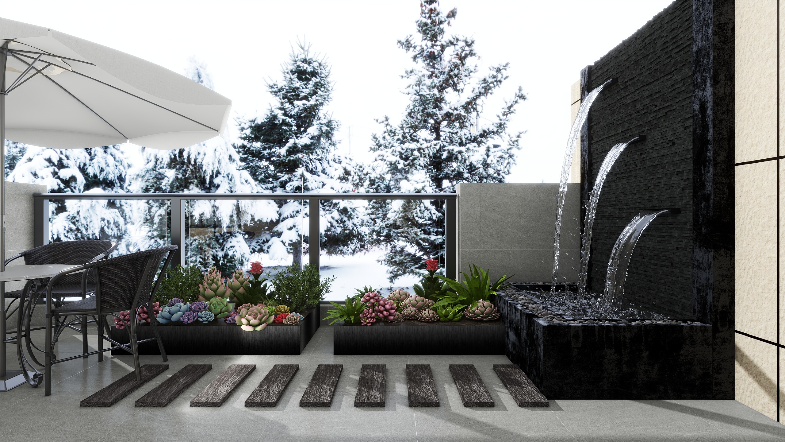 Seven韦琳琳-145㎡五房简约法式轻奢装修效果图