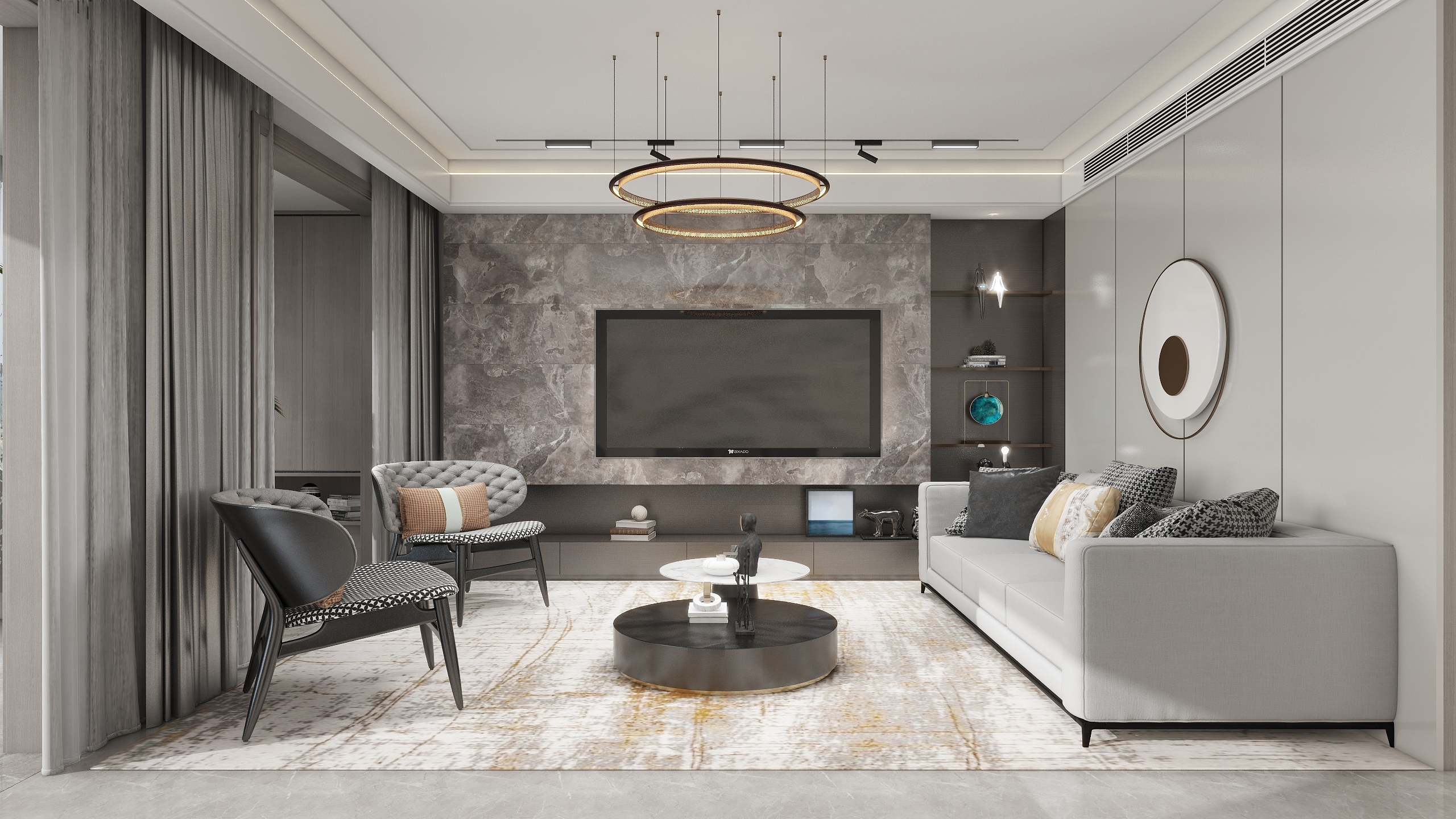 北建材设计徐-169㎡4室-装修设计方案