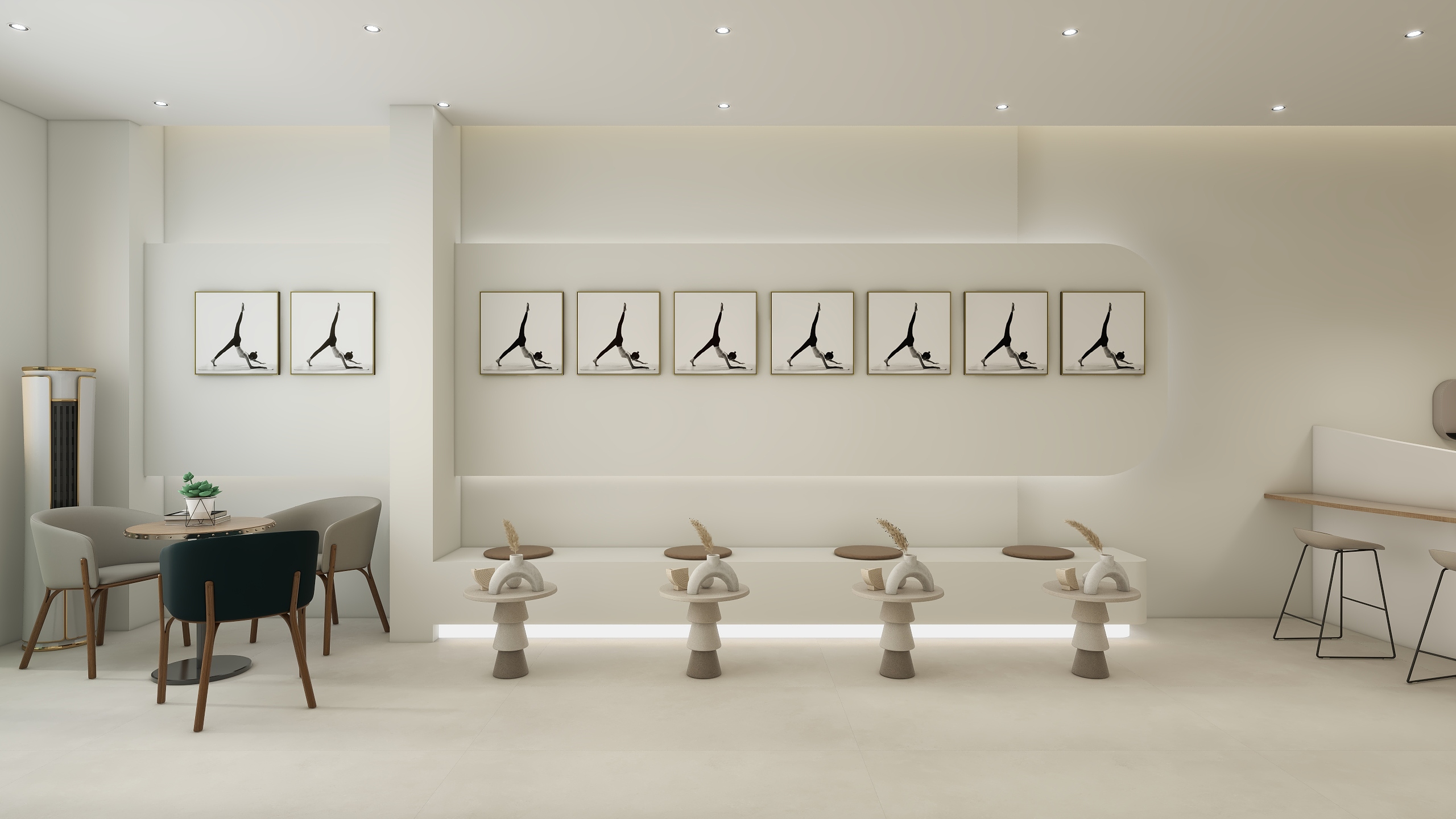 齐有贤-绵阳园艺山壹柒瑜伽馆-装修设计方案