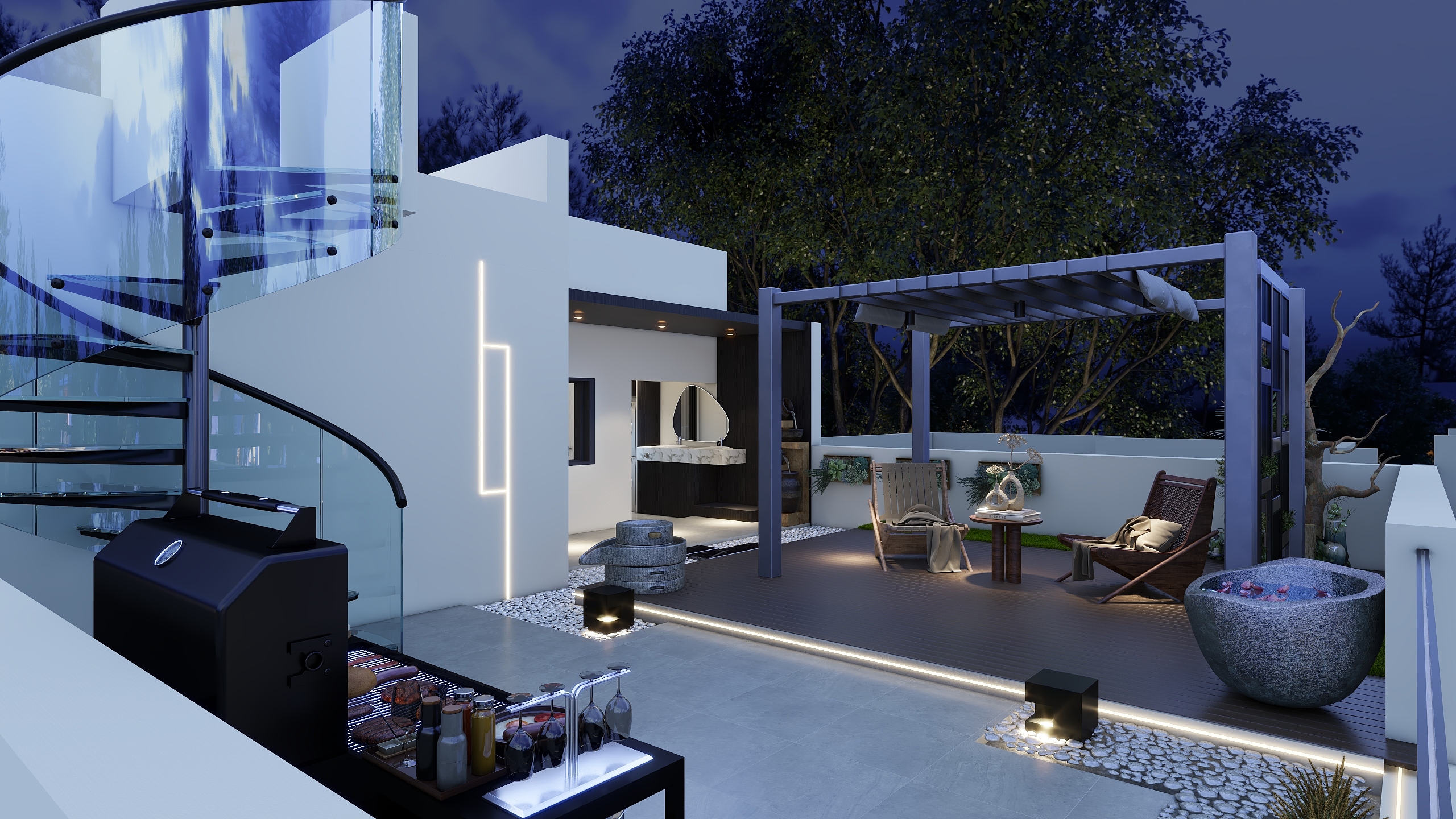 兔宝宝全屋定制开远店-星火小区145㎡-装修设计方案