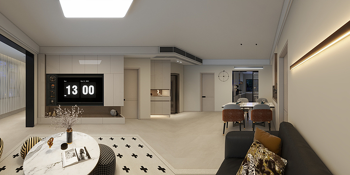 无界空间设计工作室-孟谦-中钰翡翠天境-装修设计方案