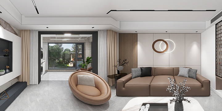 wugao-江杨北路孙总吉宅三维效果图——恬友设计-装修设计方案