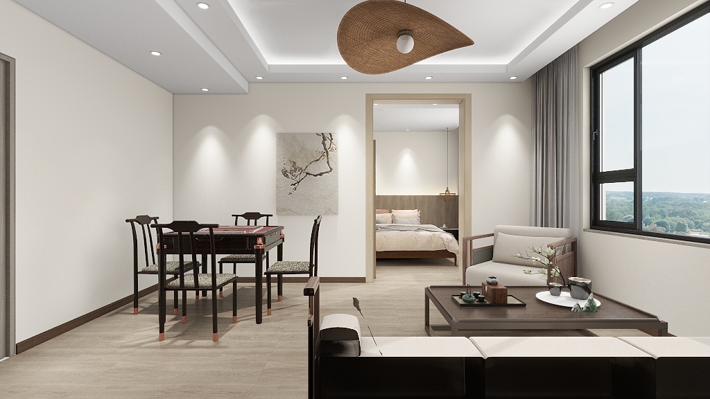 ruileya-香纸沟酒店小套房-装修设计方案