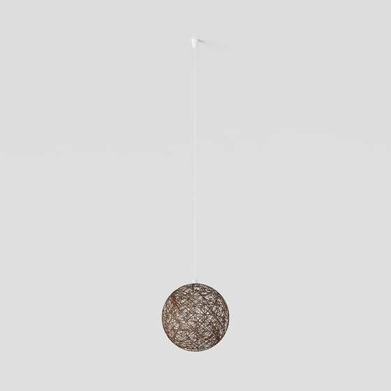 Wabi sabi woven chandelier