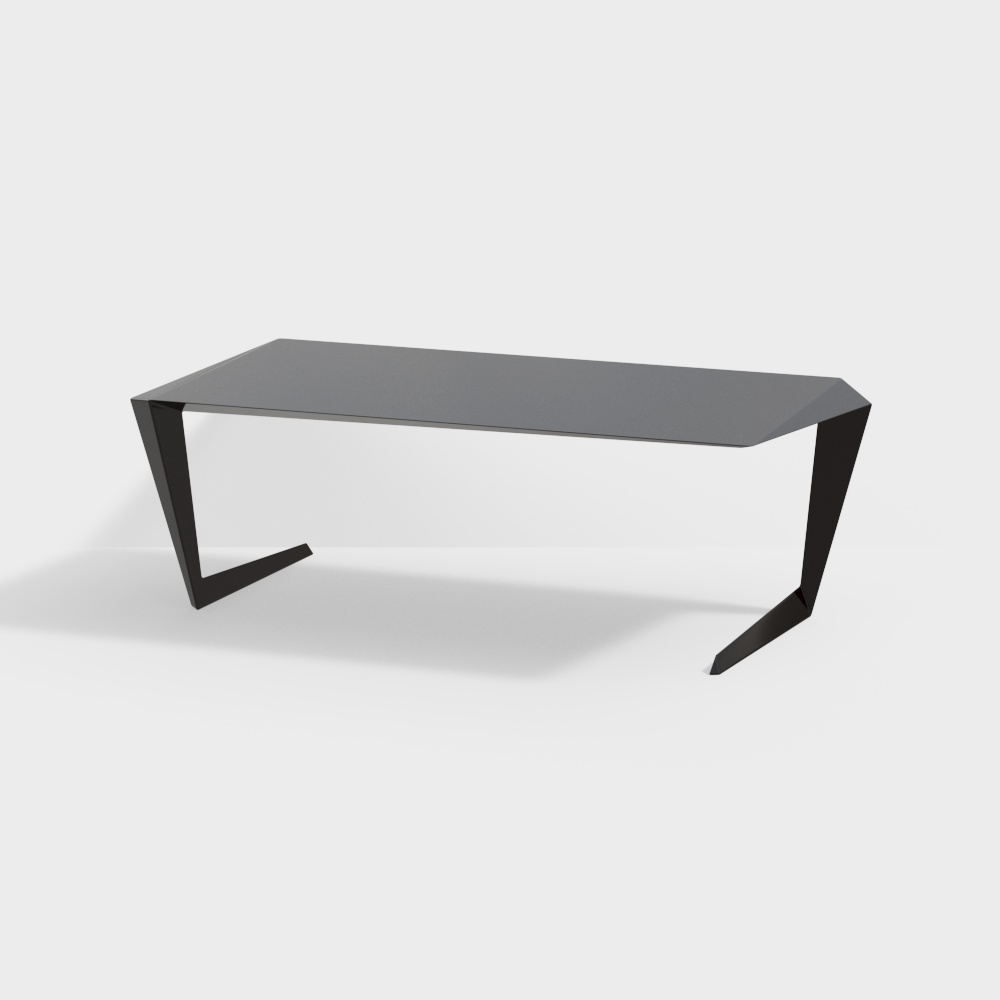Modern  special shaped desk3D模型