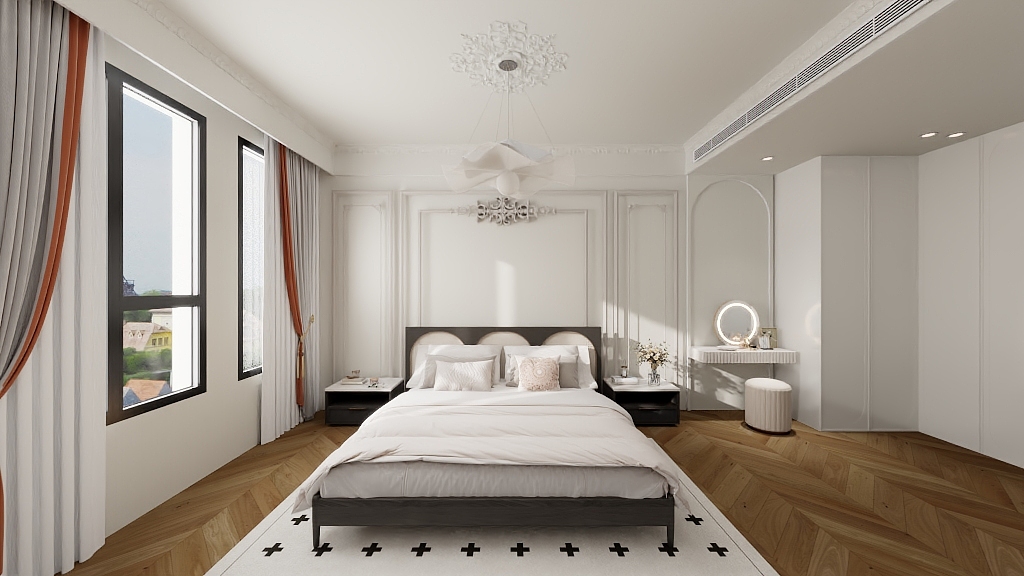 骑鶴下江南-南卧室-装修设计方案