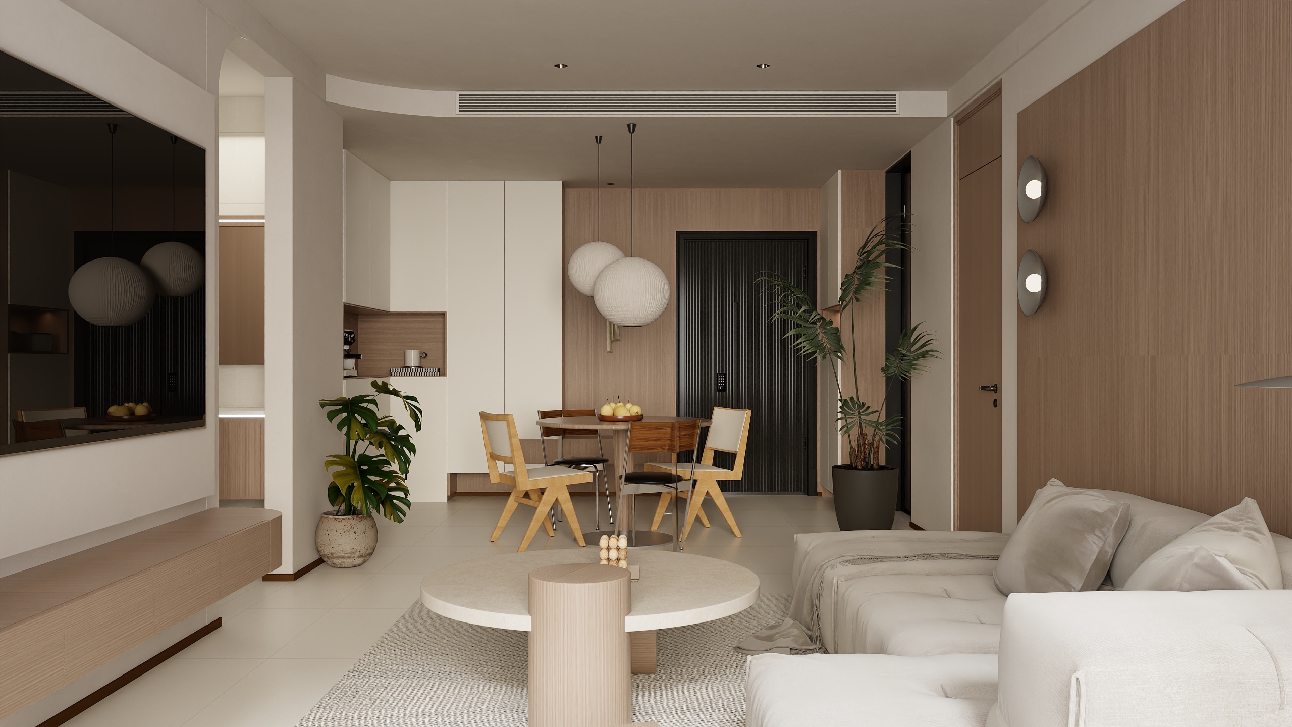 3FO4M2GW6OQ0-中古奶油风130三室装修效果图