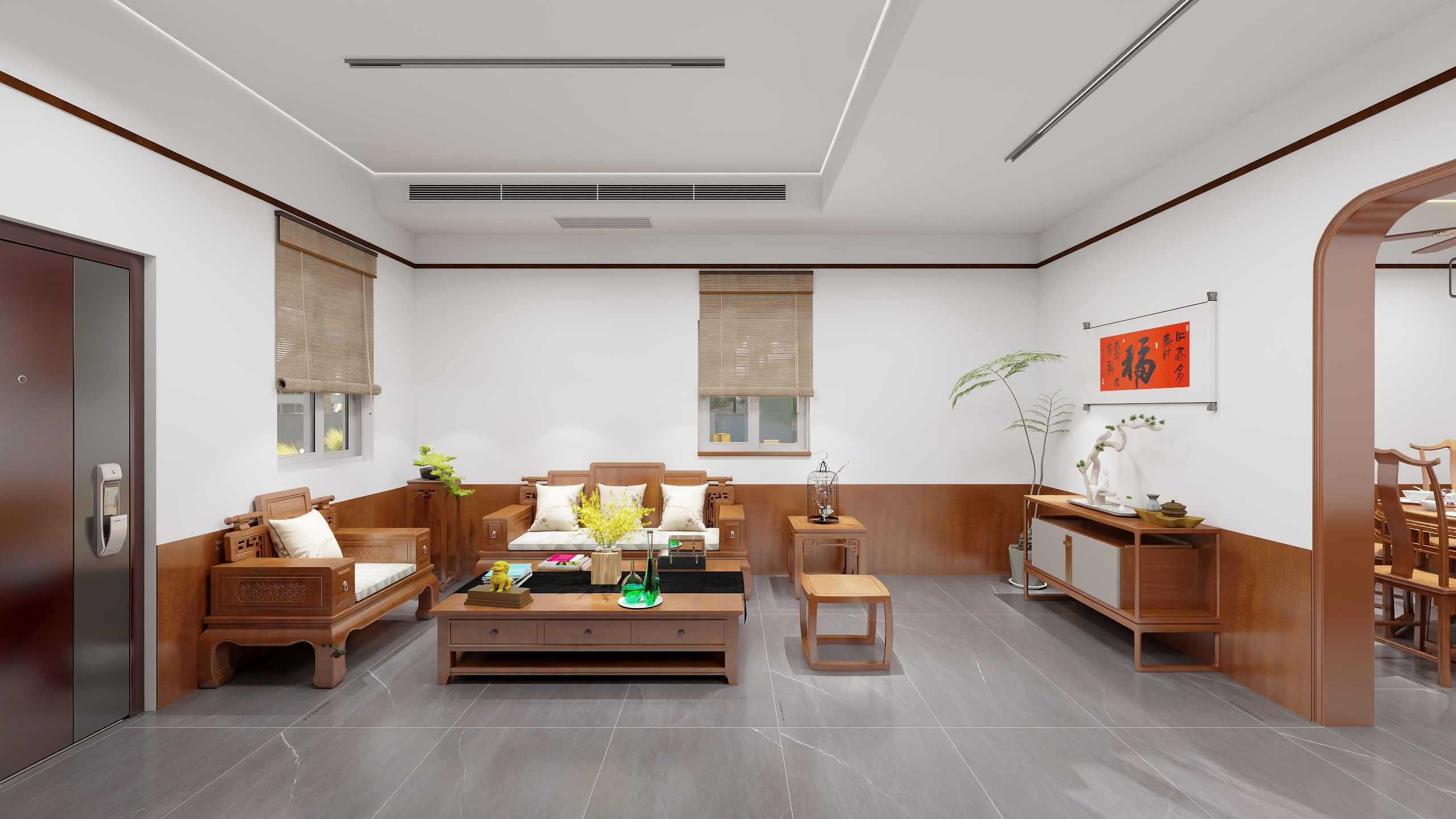 神马云在线-惠州杨家老宅-首层装修效果图